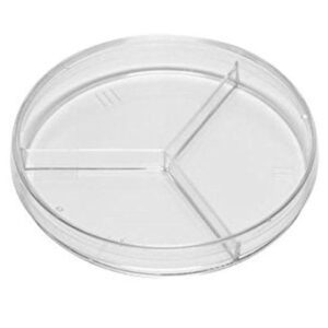 3 Compartment Petri Dish 94mm Triple Vent