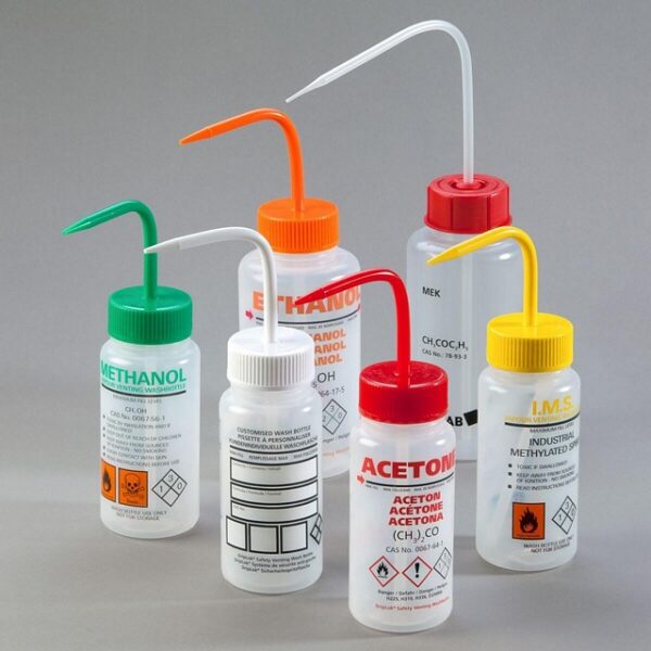 500ml Wash bottle for Flammable liquids and Solvents pack of 5