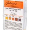 Johnsons PH Narrow Range Indicator Strips 4.6-6.2 non bleed PACK OF 50 Homebrew