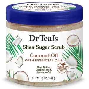 Dr Teal’s Shea Sugar Body Scrub Coconut Oil With Essential Oils 19 Oz