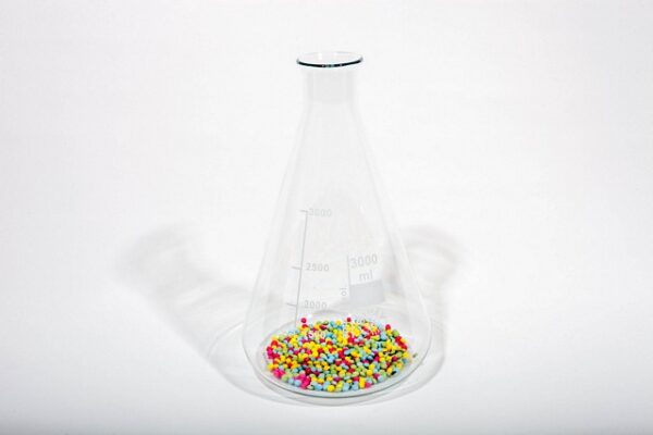 3000ml Laboratory borosilicate Glass Erlenmeyer Conical Flask