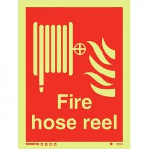 Hose Reel Sign-Photoluminescent