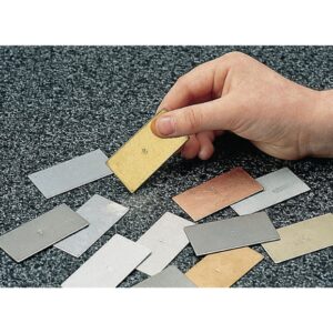 Set of 12 Metal Strips Pack of twelve