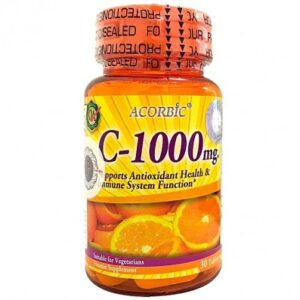 Acorbic C-1000mg Vitamin C Supplement - 30 Capsules