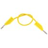 2mm Stackable Plug Lead: Yellow 150mm