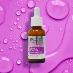 Balance Retinol + Hyaluronic Double Booster, Renew & Restore, Resurface & Brighten( 30ml/ 1fl.oz)