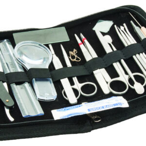 Dissection Set University 20 Pcs - Stainless Steel - Leather Storage Case