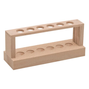EISCO TEST TUBE STAND - Fits 6 Test Tubes (15mm dia.)