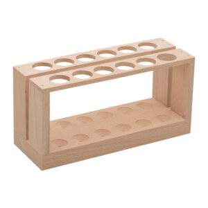 EISCO TEST TUBE STAND - Fits 12 Test Tubes (15mm dia.)