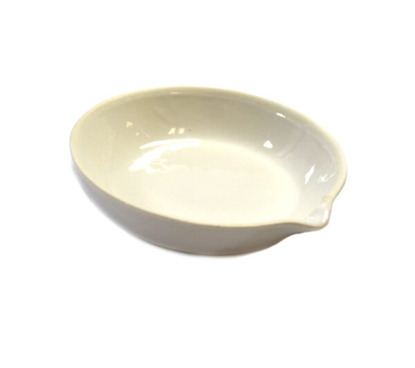 Basin Evaporating - Porcelain flat form with spout 50 ml