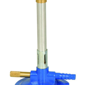 Eisco Labs Premium Bunsen Burner with Flame Stabilizer and Gas Adjustment