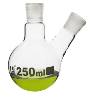 Flask Distillation Round Bottom - One Oblique Neck - Screw Thread, 250 ml, 24/29