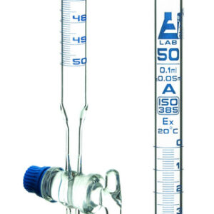 Burettes - Glass Key 100 ml Class-A White Graduation
