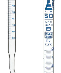 Burettes - PTFE Rotaflow stopcock, , Class 'B', 50 ml, Blue graduation