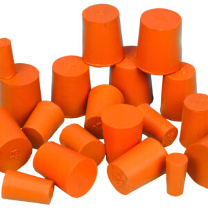 Stopper Rubber Solid Bottom 19mm top 22mm length 28mm pk of 10