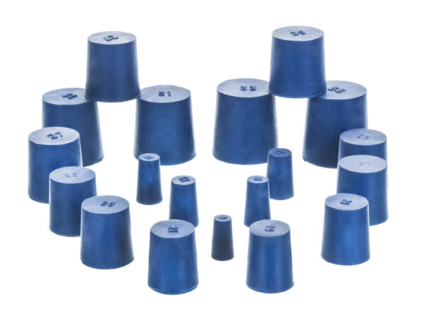 Neoprene Stoppers - Soild BOTTOM 6MM TOP 8MM LENGTH 16MM