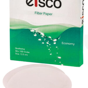 Eisco Labs Qualitative Filter Paper, 11cm, Pack of 100