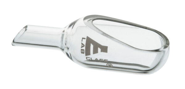 Weighing Scoop, 3ml - Borosilicate Glass - Open, Tubular Arm - Eisco Labs