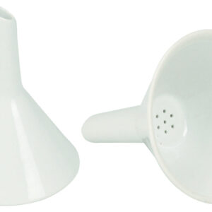 Hirsch Funnel 10cm - Glazed with Fixed Perforated Plate - Eisco Labs