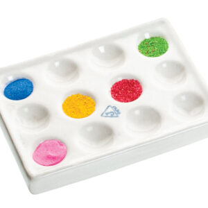 Spotting Plates, Porcelain, 12 Cavity