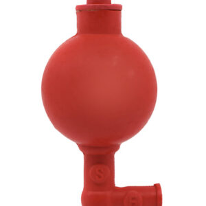 Pipette Filler, Rubber Bulb - 54mm Dia. Three Pinch Valves - Suitable for Noxious Solutions - Eisco Labs
