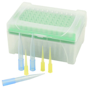 Racked Micropipette Tips, 0.2-10µl - 96 Tips - Non-Sterile - Eisco Labs