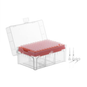 Racked Filter Tips, 10µl - 96 Tips - Graduated - Hydrophobic, Polyethylene Filtered Tips - Sterile, Autoclavable - Eisco Labs