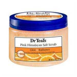 Dr Teals Pink Himalayan Salt Scrub Glow And Radiance 16oz