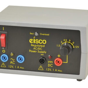 EISCO Power Supply - Regulated AC/DC 12V - 1A