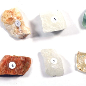 Mohs Hardness Kit - Contains 9 specimens measuring approx. 1" (3cm) - Eisco Labs