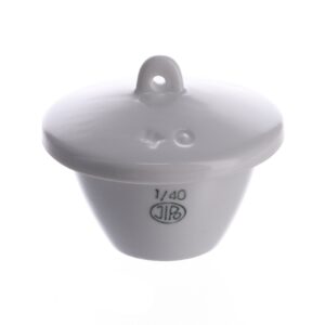 Porcelain Crucible, with Lid: 15ml - Pack of 10  Pack of ten