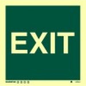 Exit Sign-Photolumincent