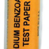 EISCO Sodium Benzoate Paper Strips - Genetic Taste Testing Vial of 100
