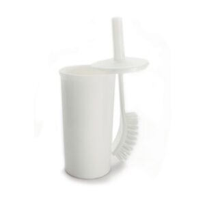 Toilet Brush with Closed Holder Set