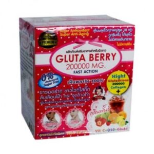 2 Packs of Gluta Berry 200000mg Whitening Supplement
