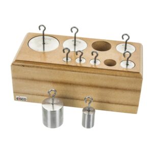 Stainless Steel Weights - Pack of 9 - 10g to 1kg
