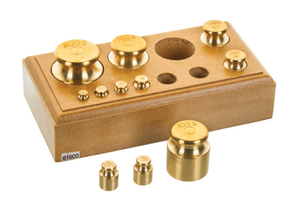 Balance Weight 500g - PW Polished Brass - Eisco Labs