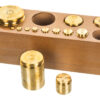 Balance Weight 2000g - PW Polished Brass - Eisco Labs