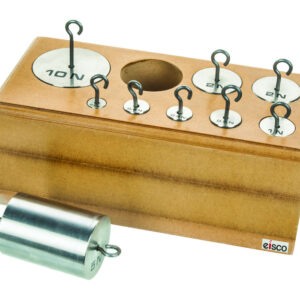 Hooked Weights Set of 9 - Stainless Steel (Newton) - Eisco Labs