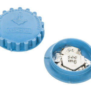 Fractional Weights Set, Analytical - 1mg to 500mg - Special Alloy, Supplied in Plastic Case - Eisco Labs