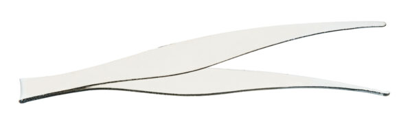 Curved Forceps 90cm - Chrome Plated Brass - For Balance Weights - Eisco Labs