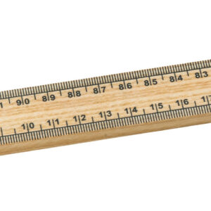 Meter Scale, 1 Meter - Hardwood, Premium - Horizontal reading - Eisco Labs