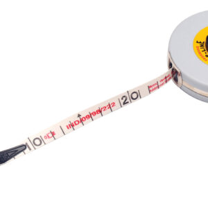 Tape Measure, 10 Meters - Fiberglass, PVC Covering - Winding Handle - Eisco Labs