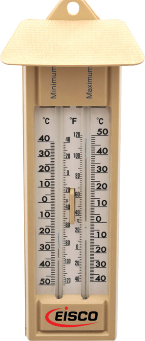 Thermometers maximum and minimum six's double scale, mercury filled, -40
