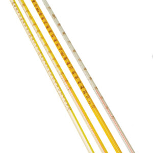 Thermometer - Red / Blue Spirit Filled, -10 to 50, length - 155 mm