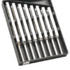 Tuning Forks Set of 8 Steel supplied in 6.5" x 4.5" Plastic case