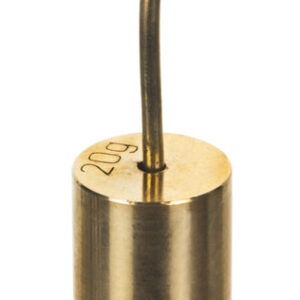 Double Hooked Weight Brass 20 grams (0.044 Lbs.) Eisco Labs