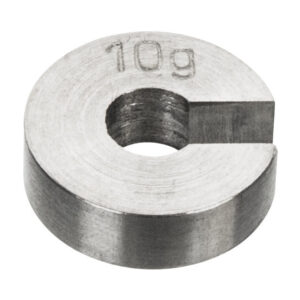 Slotted Mass Spare-- Stainless Steel, 10g - Eisco Labs