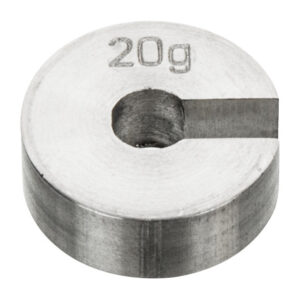 Slotted Mass Spare-- Stainless Steel, 20g - Eisco Labs