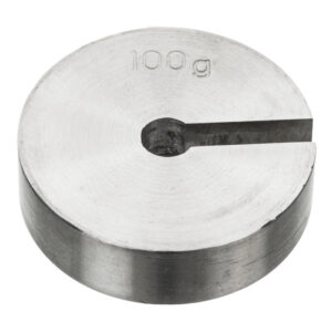 Slotted Mass Spare-- Stainless Steel, 100g - Eisco Labs